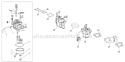 370-Sub-11 Carburetor Diagram and Parts List for 31BM63P3766 2011 Troy-Bilt Snow Blower