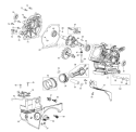 370-Sub-11 Crankcase Diagram and Parts List for 31BM63P3766 2011 Troy-Bilt Snow Blower