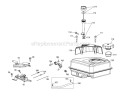 370-Sub-11 Fuel Tank & Mounting Diagram and Parts List for 31BM63P3766 2011 Troy-Bilt Snow Blower