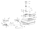 Fuel Tank and Mounting Diagram and Parts List for 31BM63P3766 2012 Troy-Bilt Snow Blower