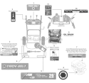 Label Map Storm 26-Inch Diagram and Parts List for 31BM63P3 2009 Troy-Bilt Snow Blower