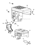 370-Sub-11 Muffler Diagram and Parts List for 31BM73Q3766 2011 Troy-Bilt Snow Blower