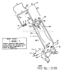 Page E Diagram and Parts List for 34021  Troy-Bilt Cultivator