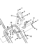 Part Location Diagram of 1767649 Troy-Bilt BUSHING-NYLON