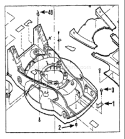 Page H Diagram and Parts List for 34021  Troy-Bilt Cultivator