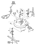 Page A Diagram and Parts List for 34037 S/N 01-- Troy-Bilt Lawn Mower