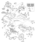 Page B Diagram and Parts List for 34037 S/N 0200101-0299 Troy-Bilt Lawn Mower