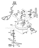 Page A Diagram and Parts List for 34038 S/N 01-- Troy-Bilt Lawn Mower