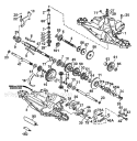 Page E Diagram and Parts List for 34038 S/N 01-- Troy-Bilt Lawn Mower