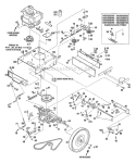 Page B Diagram and Parts List for 34038 S/N 0200101-0299999 Troy-Bilt Lawn Mower