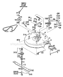 Page A Diagram and Parts List for 34039 S/N 01-- Troy-Bilt Lawn Mower