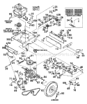 Page B Diagram and Parts List for 34039 S/N 01-- Troy-Bilt Lawn Mower