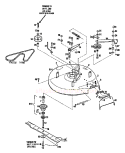 Page A Diagram and Parts List for 34039 S/N 0200101-029999 Troy-Bilt Lawn Mower