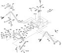 Page D Diagram and Parts List for 34066 S/N 0100101-0199999 Troy-Bilt Lawn Mower