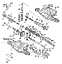 Page E Diagram and Parts List for 34067 S/N 0100101-0199999 Troy-Bilt Lawn Mower