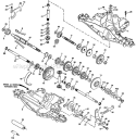 Page E Diagram and Parts List for 34068 S/N 0100101-0199999 Troy-Bilt Lawn Mower