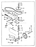 Page E Diagram and Parts List for 34313 S/N 0100101-0299999 Troy-Bilt Lawn Mower