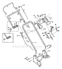 Page E Diagram and Parts List for 34323C CARB - S/N 0100101-343441199999 Troy-Bilt Lawn Mower