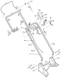 Page D Diagram and Parts List for 34344 S/N 1100101-1199999 Troy-Bilt Lawn Mower
