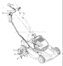 Page C Diagram and Parts List for 34346 S/N 1100101-1199999 Troy-Bilt Lawn Mower