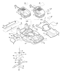 Page D Diagram and Parts List for 34346 S/N 1100101-1199999 Troy-Bilt Lawn Mower