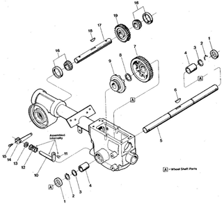 Part Location Diagram of 20699 Troy-Bilt WELD-ECCENTRIC