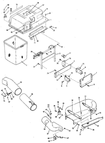 Part Location Diagram of 1755353 MTD ASSM-COVER GRASSBAG