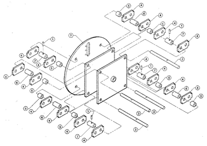 Drawing Five Diagram and Parts List for SUPER TOMAHAWK 4HP  Troy-Bilt Chipper Shredder