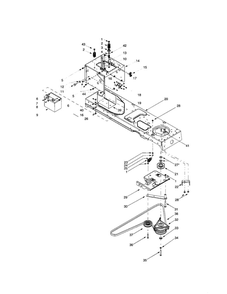 Part Location Diagram of 917-1709 Husky CLUTCH-ELECTRIC PT