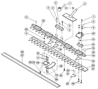 Part Location Diagram of 40083P Troy-Bilt Mount-Cutterbar