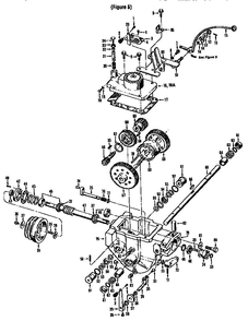 Power Unit Transmission Asm 1 Diagram and Parts List for 29919  Troy-Bilt Tiller