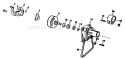 Page A Diagram and Parts List for 4989  Troy-Bilt Brush Cutter