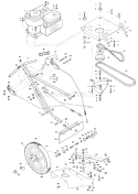 Page A Diagram and Parts List for 4995  Troy-Bilt Lawn Mower