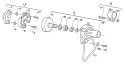 Page A Diagram and Parts List for 52025  Troy-Bilt Brush Cutter