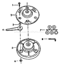 Page D Diagram and Parts List for 52025  Troy-Bilt Brush Cutter
