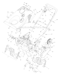 General Assembly Diagram and Parts List for 5521 2005 Troy-Bilt Snow Blower