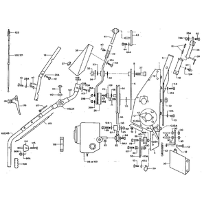 Main Frame Diagram and Parts List for TRAILBLAZERP100000ANDUP  Troy-Bilt Lawn Mower