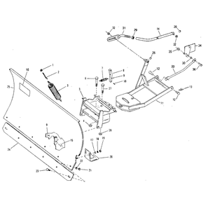 Part Location Diagram of 1186250 Troy-Bilt NUT-JAM