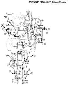 Part Location Diagram of 96511 Troy-Bilt CABLE-BATTERY 14