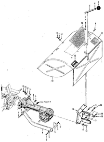 Depth Regulator And Tine Hood Assemblies Diagram and Parts List for HORSE 857037 AND UP Troy-Bilt Tiller