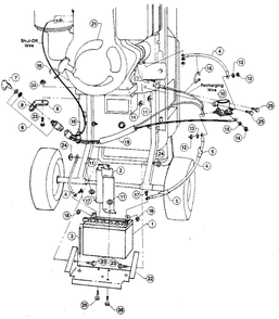 Part Location Diagram of 1959 Troy-Bilt SOLENOID-