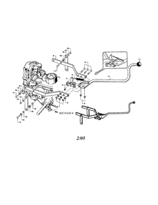 Wheels/Tines/Pto Drive Lever/Yoke Diagram and Parts List for 21AE682L766 2003 Troy-Bilt Tiller