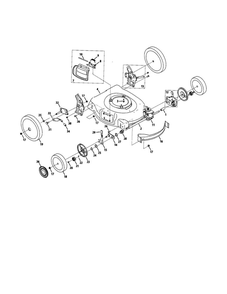 Part Location Diagram of 987-02279A Husky Rear Handle Bracket Assy. - RH