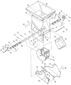 Tunnel Segment Diagram and Parts List for TOMAHAWK4HP W403145 AND UP Troy-Bilt Chipper Shredder