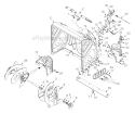 General Assembly Diagram and Parts List for 7524 2004 Troy-Bilt Snow Blower