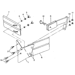Hiller/Furrower - Part #1356 (Viewed From Front Of Tiller) Diagram and Parts List for PONYSERIAL#S20312ANDUP  Troy-Bilt Tiller