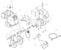 Drive & Engine Accessories Diagram and Parts List for 8524 2004 Troy-Bilt Snow Blower