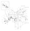 Frame Diagram and Parts List for 8524 2004 Troy-Bilt Snow Blower
