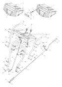 Handle Diagram and Parts List for 8524 2004 Troy-Bilt Snow Blower