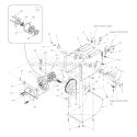 Clutch Assembly Diagram and Parts List for 8526 2003 Troy-Bilt Snow Blower